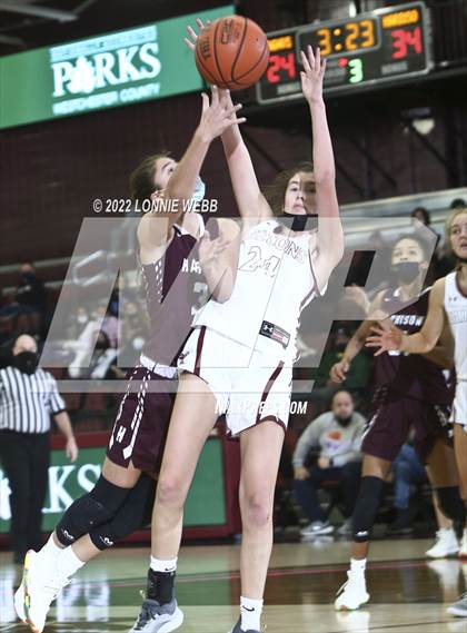 Thumbnail 1 in Harrison vs Albertus Magnus (Slam Dunk Showcase) photogallery.