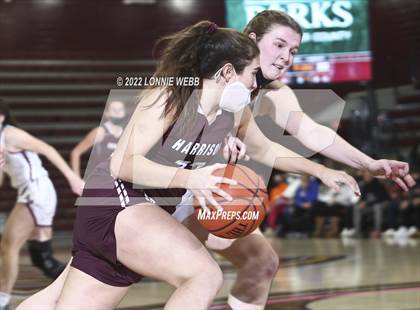 Thumbnail 1 in Harrison vs Albertus Magnus (Slam Dunk Showcase) photogallery.