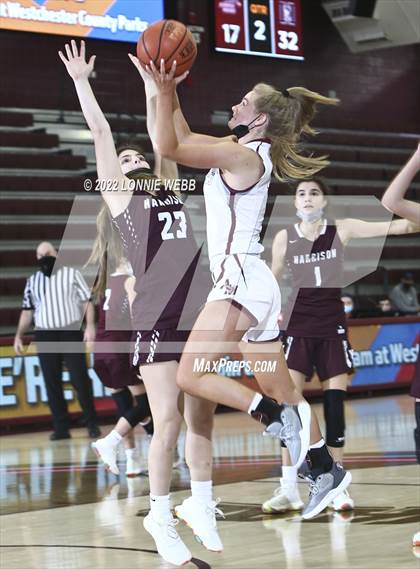 Thumbnail 2 in Harrison vs Albertus Magnus (Slam Dunk Showcase) photogallery.