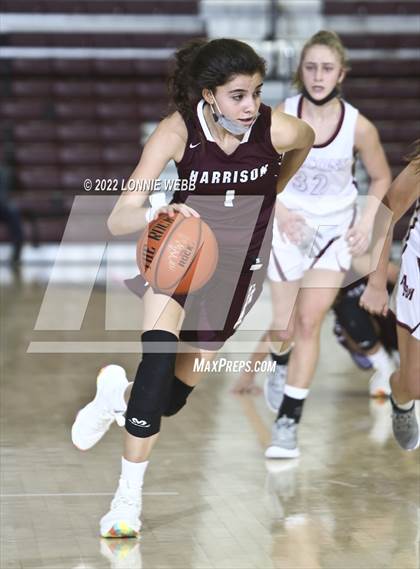Thumbnail 1 in Harrison vs Albertus Magnus (Slam Dunk Showcase) photogallery.