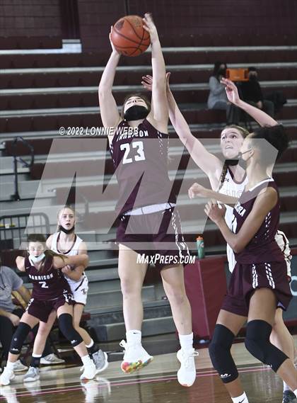 Thumbnail 1 in Harrison vs Albertus Magnus (Slam Dunk Showcase) photogallery.