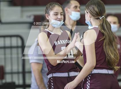 Thumbnail 1 in Harrison vs Albertus Magnus (Slam Dunk Showcase) photogallery.