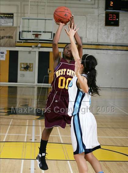 Thumbnail 1 in West Covina vs. Our Lady of Peace (So Cal Holiday Classic) photogallery.