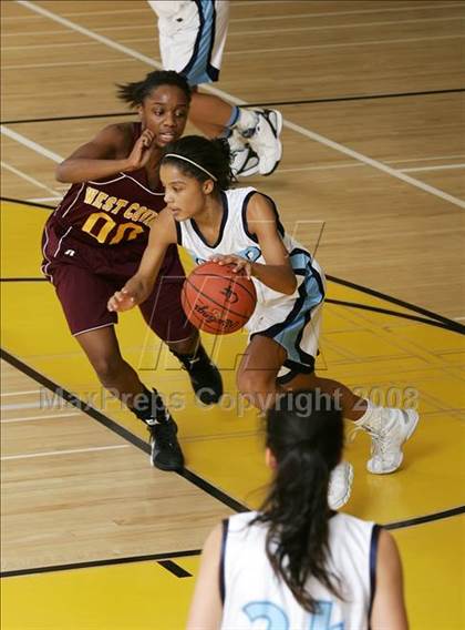 Thumbnail 3 in West Covina vs. Our Lady of Peace (So Cal Holiday Classic) photogallery.