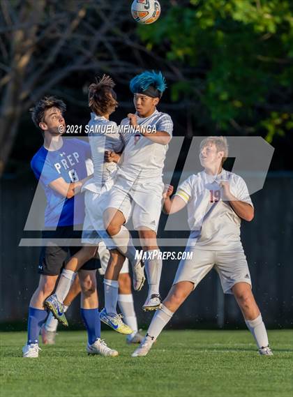 Thumbnail 1 in Papillion-LaVista vs Creighton Prep (Skutt JV Tournament) photogallery.