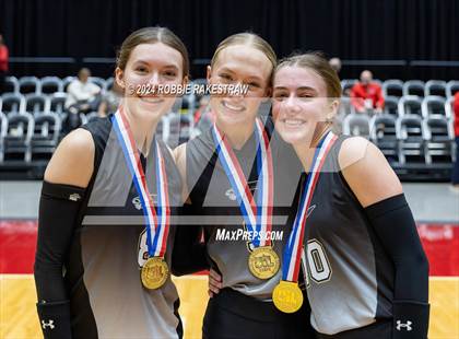 Thumbnail 2 in Goliad vs. Bushland (UIL 3A Volleyball Division I Final Medal Ceremony) photogallery.