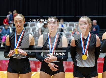 Thumbnail 3 in Goliad vs. Bushland (UIL 3A Volleyball Division I Final Medal Ceremony) photogallery.