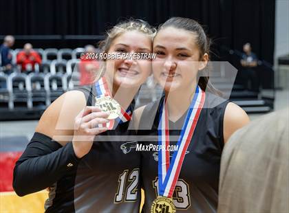 Thumbnail 2 in Goliad vs. Bushland (UIL 3A Volleyball Division I Final Medal Ceremony) photogallery.