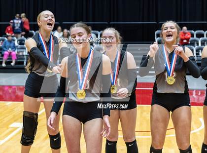 Thumbnail 2 in Goliad vs. Bushland (UIL 3A Volleyball Division I Final Medal Ceremony) photogallery.
