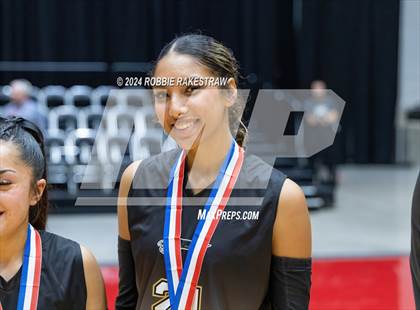 Thumbnail 1 in Goliad vs. Bushland (UIL 3A Volleyball Division I Final Medal Ceremony) photogallery.