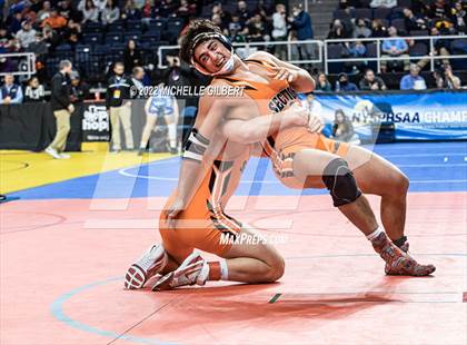 Thumbnail 2 in NYSPHSAA D2 State Championship Wrestling  photogallery.
