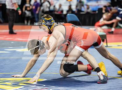Thumbnail 1 in NYSPHSAA D2 State Championship Wrestling  photogallery.