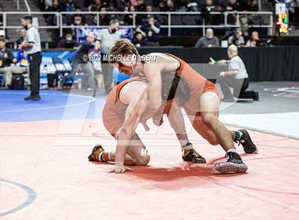 Thumbnail 1 in NYSPHSAA D2 State Championship Wrestling  photogallery.