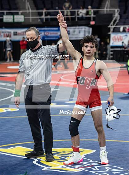 Thumbnail 2 in NYSPHSAA D2 State Championship Wrestling  photogallery.