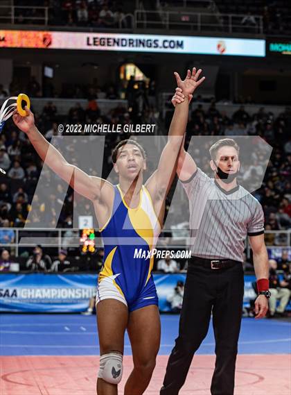 Thumbnail 3 in NYSPHSAA D2 State Championship Wrestling  photogallery.