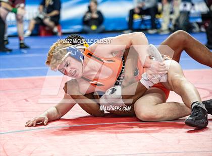 Thumbnail 1 in NYSPHSAA D2 State Championship Wrestling  photogallery.