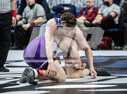 Thumbnail 1 in NYSPHSAA D2 State Championship Wrestling  photogallery.