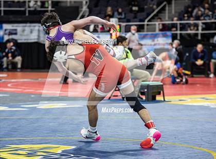 Thumbnail 2 in NYSPHSAA D2 State Championship Wrestling  photogallery.