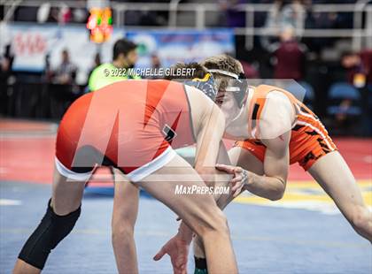 Thumbnail 3 in NYSPHSAA D2 State Championship Wrestling  photogallery.