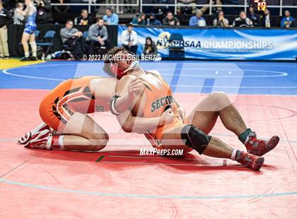 Thumbnail 3 in NYSPHSAA D2 State Championship Wrestling  photogallery.