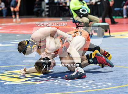 Thumbnail 1 in NYSPHSAA D2 State Championship Wrestling  photogallery.