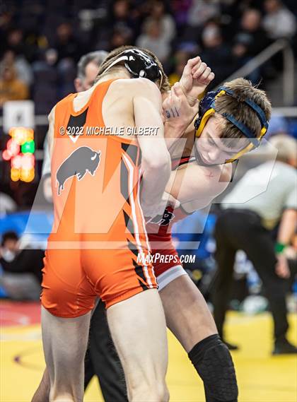 Thumbnail 1 in NYSPHSAA D2 State Championship Wrestling  photogallery.