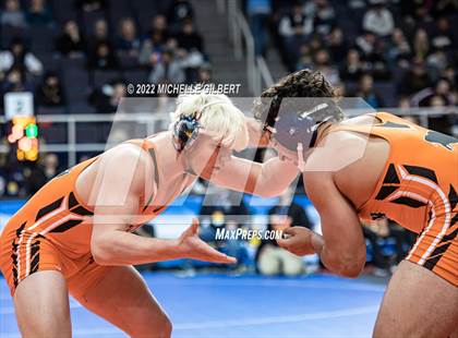 Thumbnail 2 in NYSPHSAA D2 State Championship Wrestling  photogallery.