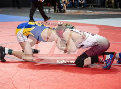 Thumbnail 2 in NYSPHSAA D2 State Championship Wrestling  photogallery.