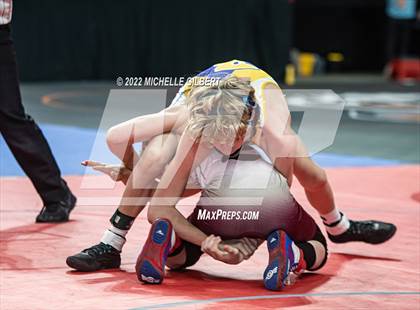 Thumbnail 1 in NYSPHSAA D2 State Championship Wrestling  photogallery.