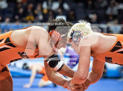 Thumbnail 3 in NYSPHSAA D2 State Championship Wrestling  photogallery.