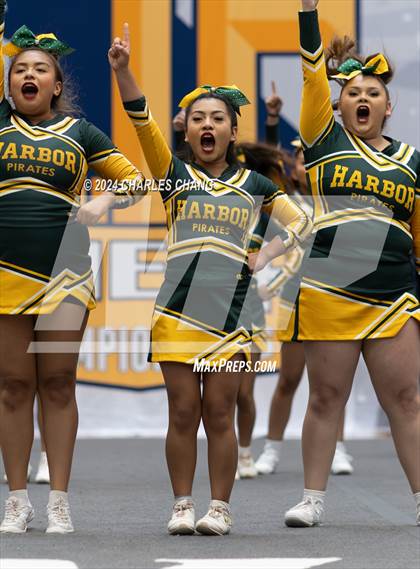 Thumbnail 1 in Harbor - CIF Northern Regional Cheer Championships photogallery.