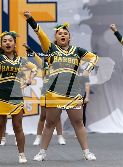 Thumbnail 1 in Harbor - CIF Northern Regional Cheer Championships photogallery.