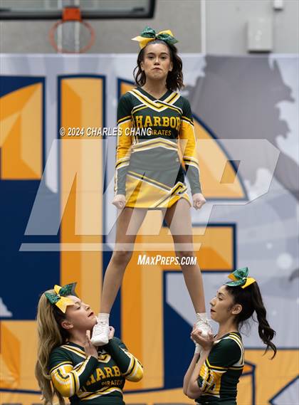 Thumbnail 1 in Harbor - CIF Northern Regional Cheer Championships photogallery.