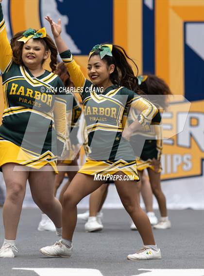 Thumbnail 1 in Harbor - CIF Northern Regional Cheer Championships photogallery.
