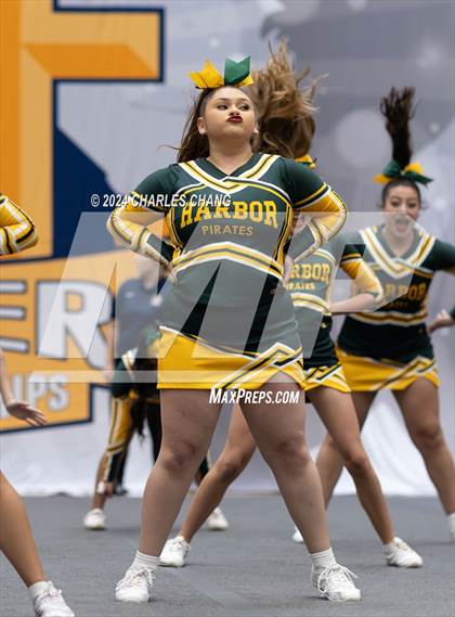 Thumbnail 1 in Harbor - CIF Northern Regional Cheer Championships photogallery.