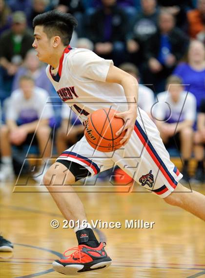Thumbnail 3 in Kennedy Catholic vs North Thurston (WIAA 3A District 3 Playoffs) photogallery.