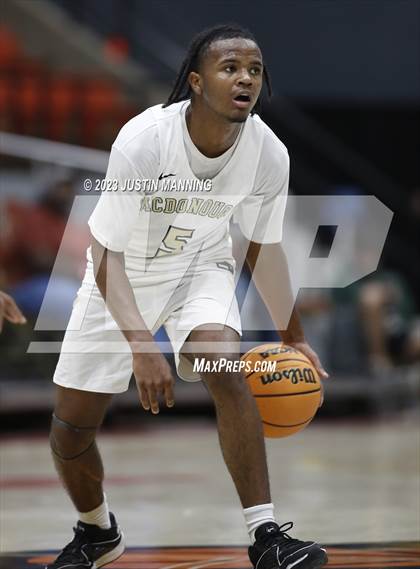 Thumbnail 3 in Little Rock Christian Academy vs. McDonough (King Cotton Classic) photogallery.