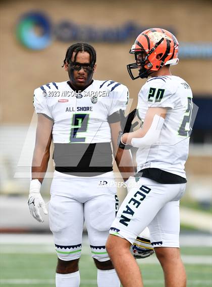 Thumbnail 3 in All-Shore Gridiron Classic (Monmouth vs Ocean) photogallery.