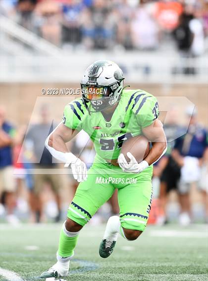 Thumbnail 1 in All-Shore Gridiron Classic (Monmouth vs Ocean) photogallery.