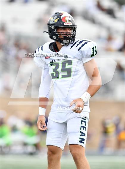 Thumbnail 3 in All-Shore Gridiron Classic (Monmouth vs Ocean) photogallery.