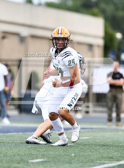 Thumbnail 1 in All-Shore Gridiron Classic (Monmouth vs Ocean) photogallery.