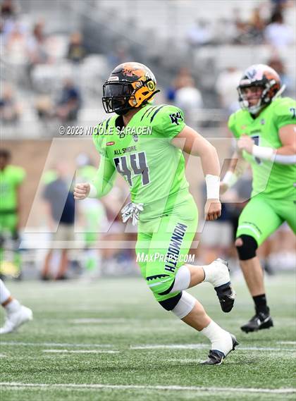 Thumbnail 2 in All-Shore Gridiron Classic (Monmouth vs Ocean) photogallery.