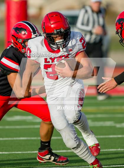 Thumbnail 2 in Lincoln County @ Pershing County (NIAA 2A Semifinal) photogallery.