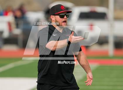 Thumbnail 2 in Lincoln County @ Pershing County (NIAA 2A Semifinal) photogallery.