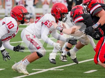 Thumbnail 3 in Lincoln County @ Pershing County (NIAA 2A Semifinal) photogallery.