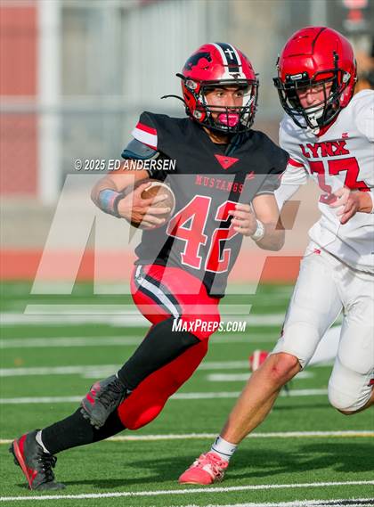 Thumbnail 2 in Lincoln County @ Pershing County (NIAA 2A Semifinal) photogallery.