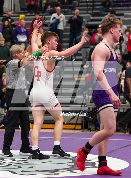 Thumbnail 2 in Brownsburg vs. Crown Point (IHSWCA 4A Finals) photogallery.