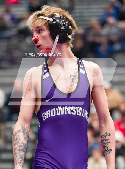Thumbnail 3 in Brownsburg vs. Crown Point (IHSWCA 4A Finals) photogallery.