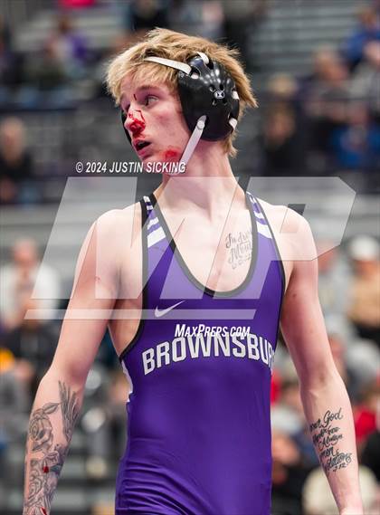 Thumbnail 2 in Brownsburg vs. Crown Point (IHSWCA 4A Finals) photogallery.