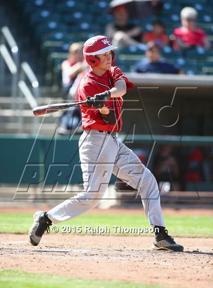Thumbnail 3 in Woodland Christian vs. Bradshaw Christian (@Raley Field) photogallery.